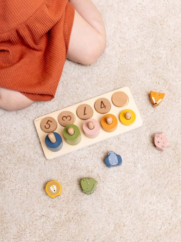 Wooden Counting Puzzle 0-5